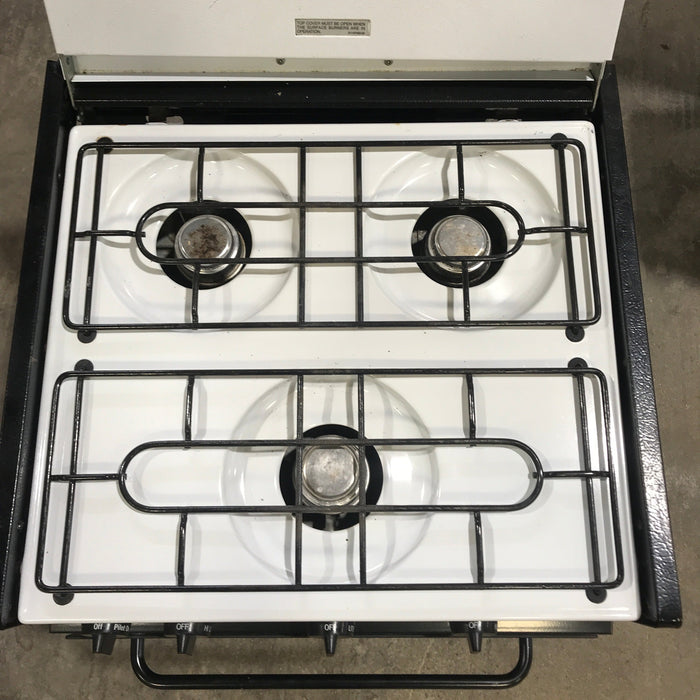 Used Magic Chef RV Range, 3 Burner - 22TW-3BZ