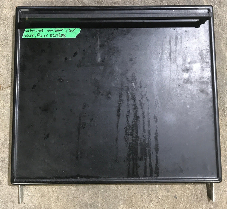 Used Atwood / Wedgewood Oven Door for Model R2136BB - 19" x 16 1/2"D