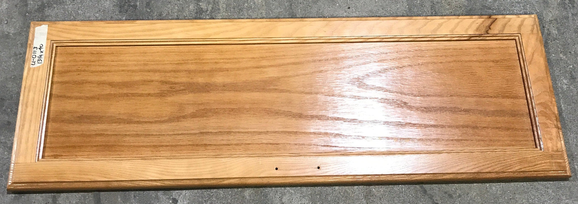 Used RV Cupboard/ Cabinet Door 40" H X 13 1/4" W X 3/4" D - Young Farts RV Parts