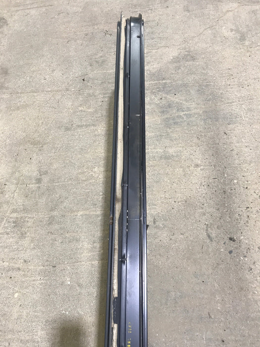 Used Black Radius Opening Window : 49" W x 15 1/4" H x 2" D