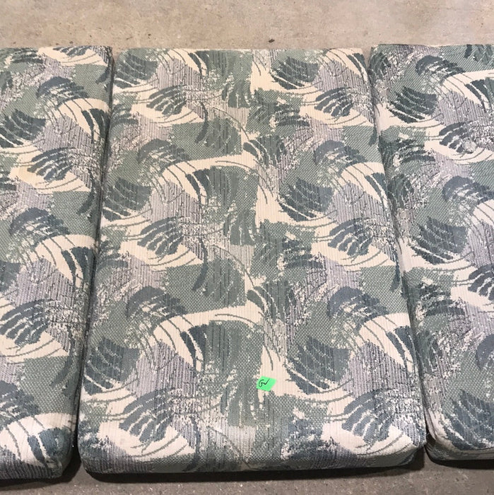 USED Dinette Cushion Set- 4 piece 2 @ 37" X 22" X 4" D, 2 @ 37" X 13" X 4" D
