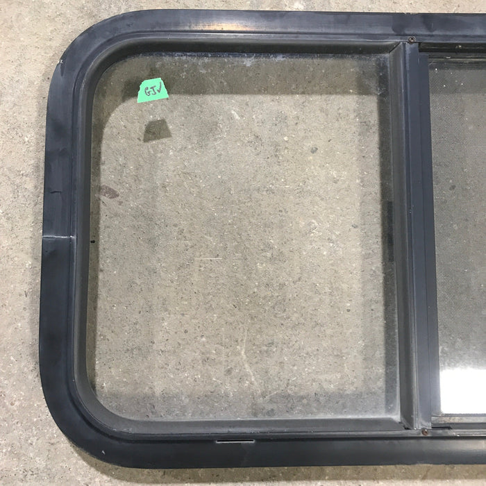 Used Black Radius Opening Window : 29.5" X 17.5" X 1.875"