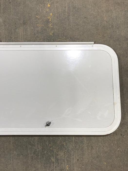 Used Radius Opening Rock Guard Cover : 52 1/2" x 16 1/2" X 3/4" D