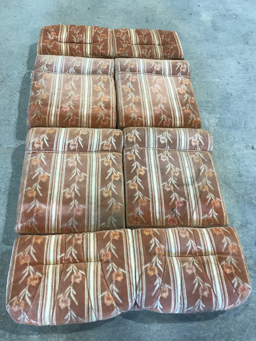 USED Dinette Cushion Set- 4 piece - 2 @ 39" X 24" X 5" D, 2 @ 39" X 13" X 5" D