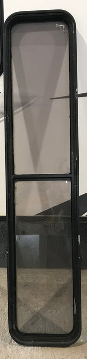 Used Black Radius Non Opening Window : 72 1/2" W x 15" H x 1 7/8"