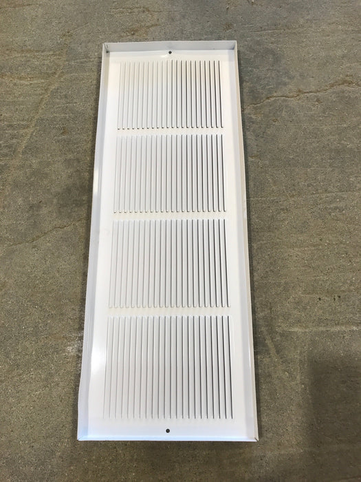 Used Metal RV Interior Furnace Access Door 25 1/4" W X  9 1/4" H