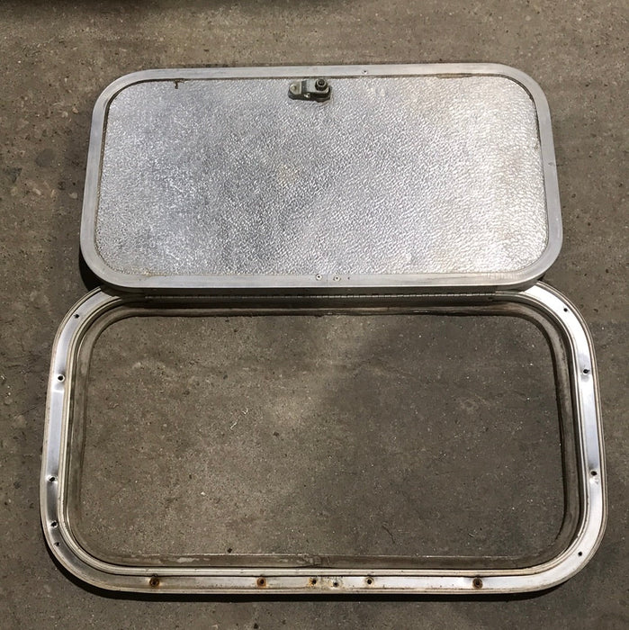 Used Radius Cargo / compartment Door 19 3/4' W x 10 3/4" H x 1/2" D