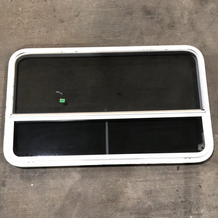 Used White Radius Opening Window : 47 1/2" X 28 1/2 X 2" D
