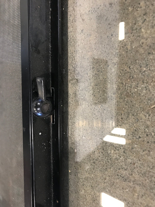 Used Black Radius Opening Window : 27 3/4" W x 18" H x 1 3/4"