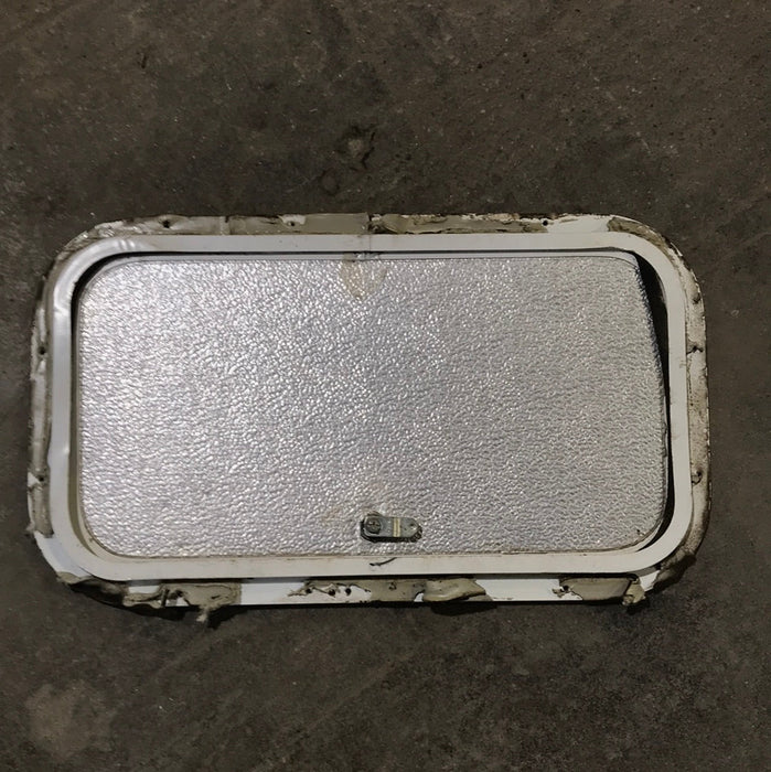 Used Radius Cargo / compartment Door 19 3/4" W x 10 3/4" L x 1/2" D