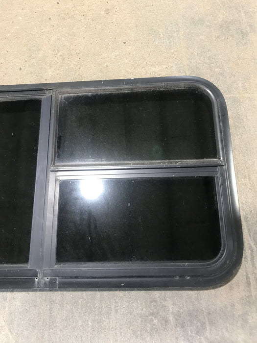Used Black Radius Emergency Opening Window : 41 1/2" W x 21 1/2" H x 1 7/8"