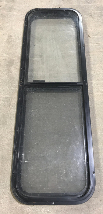 Used Black Radius Opening Window : 49" W x 15 1/4" H x 2" D