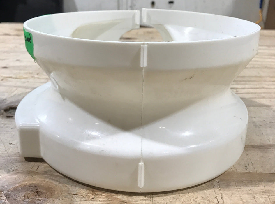 Used Dometic Toilet Base Cover, Short, White - 385310108