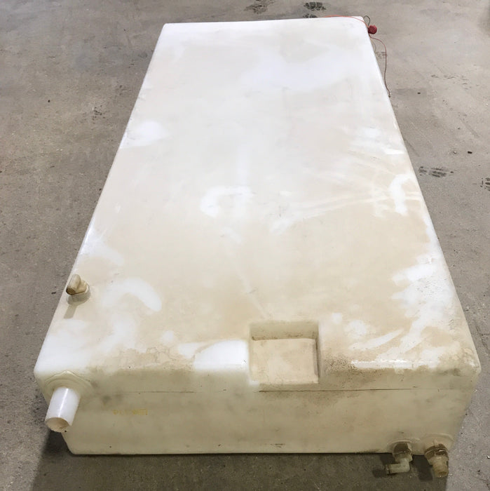 Used Fresh Water Tank 8" H  x 23 1/2" W x 54” L