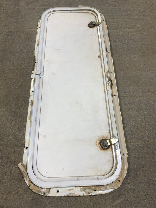 Used Radius Corner Cargo Door 29 3/4" W x 10 3/4" H x 3/4" D