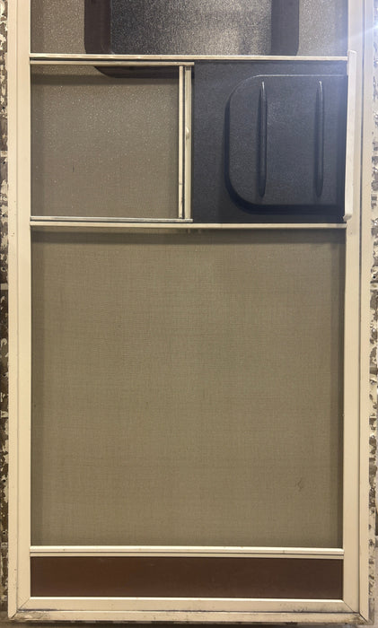 Used RV Square Corner Entry Door 25 3/4" W x 69 1/2" H