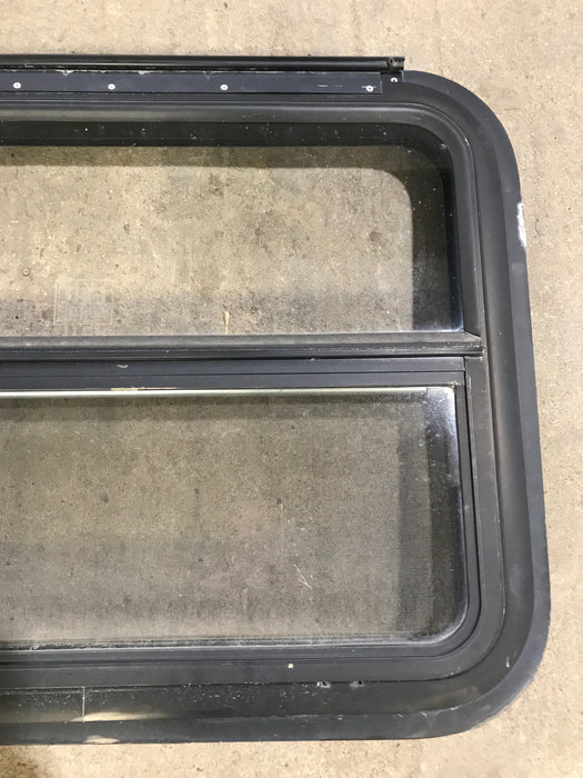 Used Black Radius Emergency Opening Window : 29 1/2" W x 21 1/2" H x 1 7/8" D