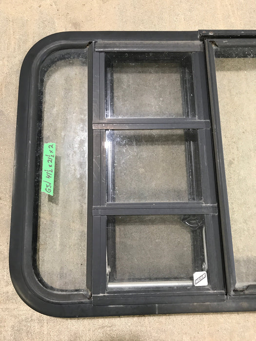 Used Black Radius Emergency Opening Window : 41 1/2" W x 21 1/2" H x 2" D