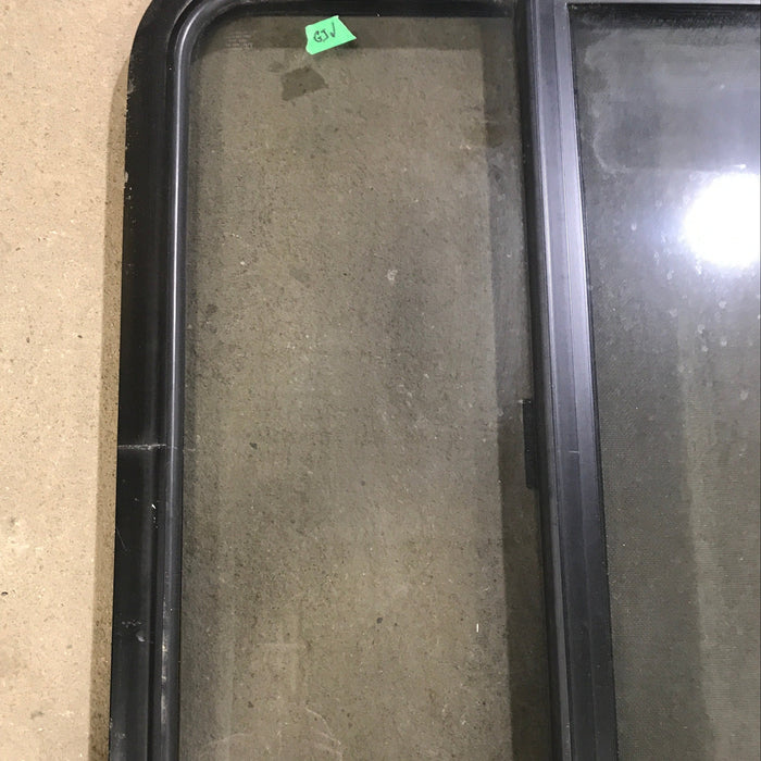 Used Black Radius Opening Window : 24" X 30" X 1.25"