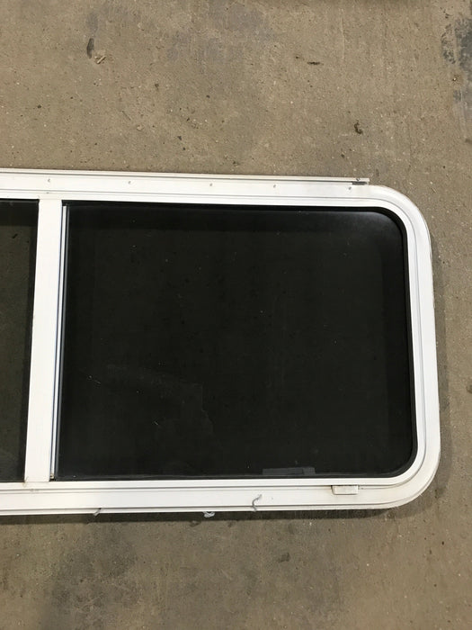 Used White Radius Emergency Opening Window : 54 1/4" W x 21 3/4" H x 2" D