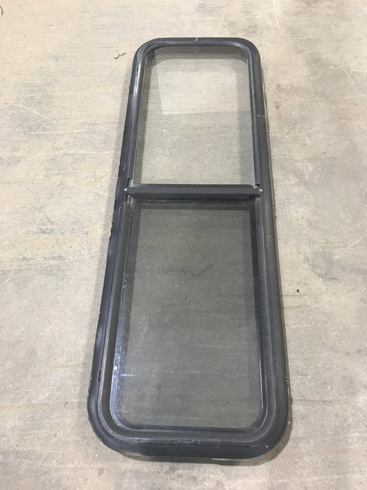 Used Black Radius Opening Window : 47 1/2" W x 14 1/2" H x 2" D