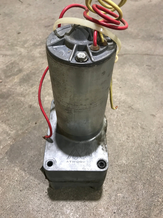 Used Atwood Electric Motor For R.V. Trailer Landing Gear 12VDC