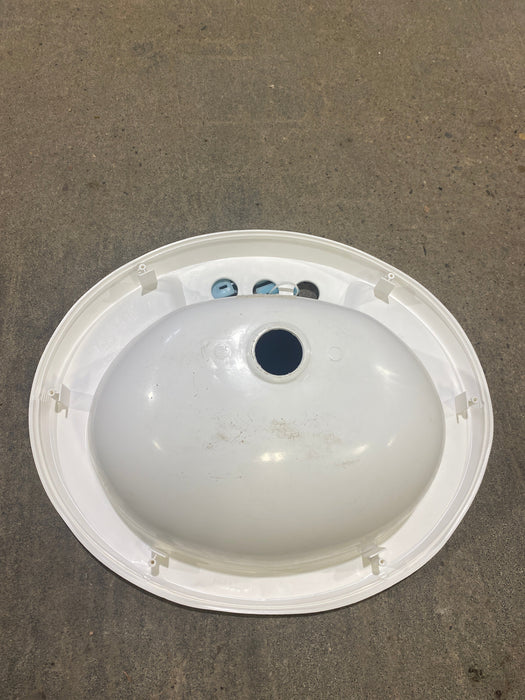 Used Bathroom Sink, Bone - 20" x 16 1/2" x 5 1/2"D