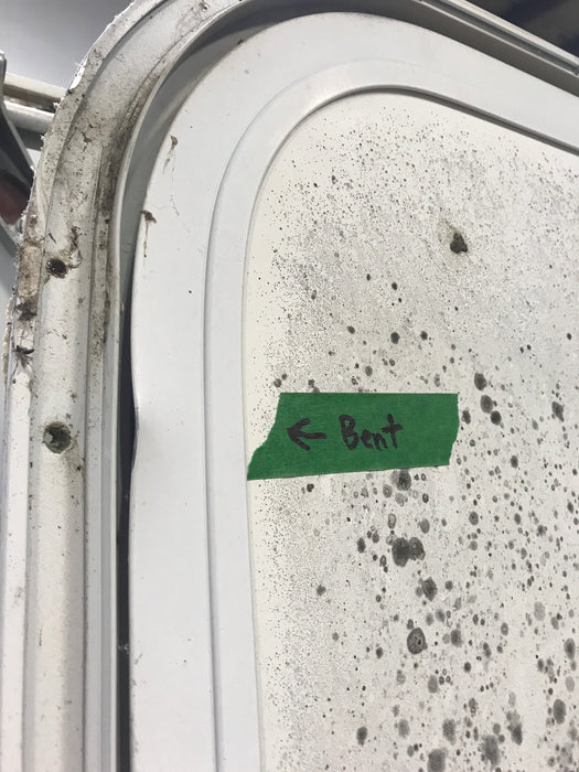 Used RV Radius Corner Entry Door 29 1/2" W x 71 1/2" H