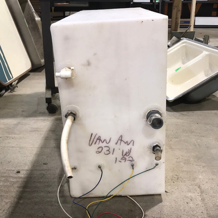 Used Fresh Water Tank 11 3/4” H x 21” W x 31” L