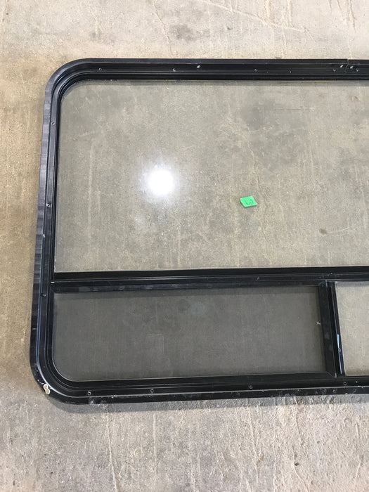 Used Black Radius Opening Window : 50 x 29 3/4 x 1 1/2" D
