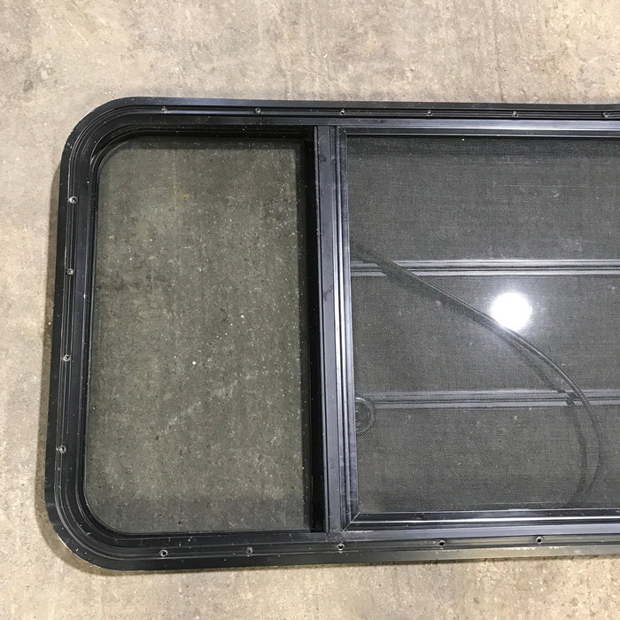Used Black Radius Opening Window : 59.75" x 21.75" x 2"