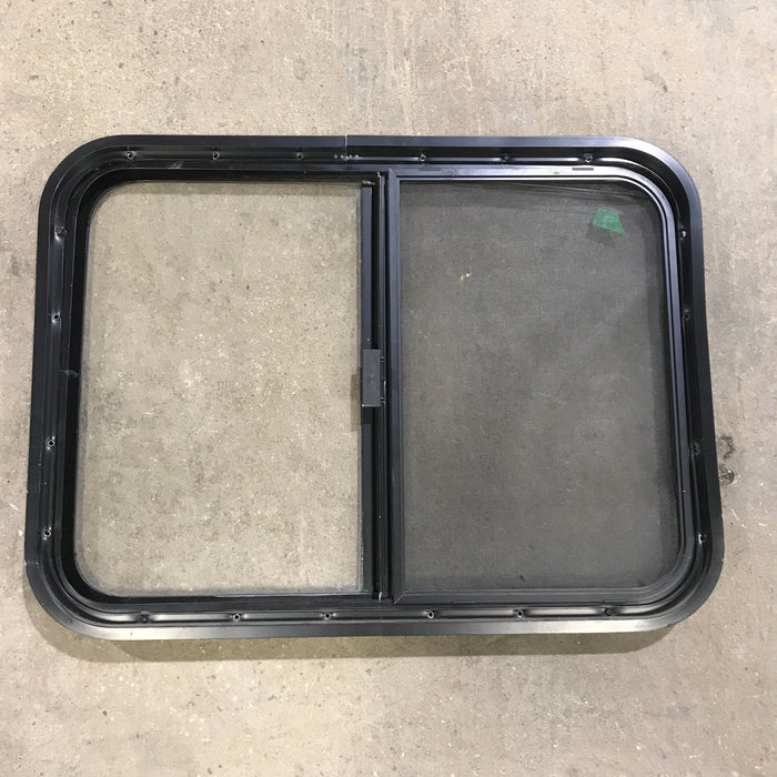 Used Black Radius Opening Window : 29.5" X 21.5" X 2"