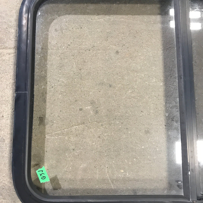 Used Black Radius Opening Window : 23" X 34.5" X 1.875"