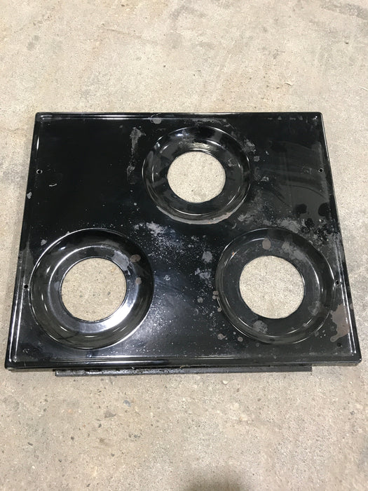 Used Atwood/ Wedgewood 3-Burner Main Top, Black - 53082