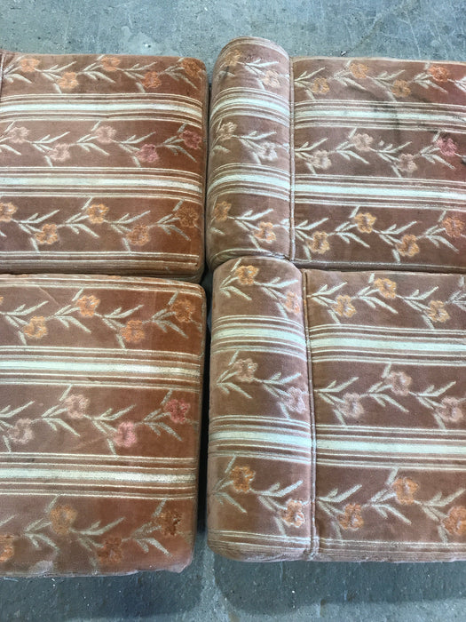 USED Dinette Cushion Set- 4 piece - 2 @ 39" X 24" X 5" D, 2 @ 39" X 13" X 5" D