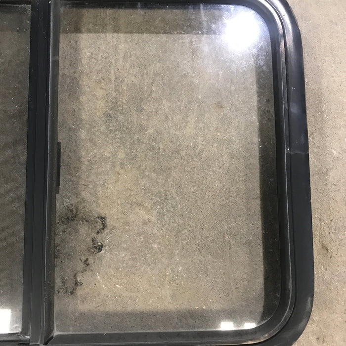 Used Black Radius Opening Window : 29.5" X 21.5" X 2"