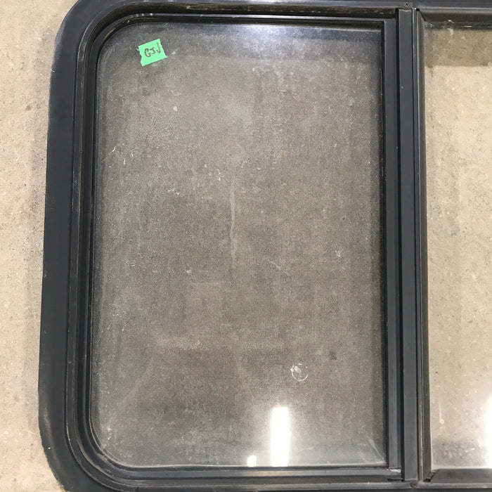 Used Black Radius Opening Window : 29.5" X 21.5" X 1.875"