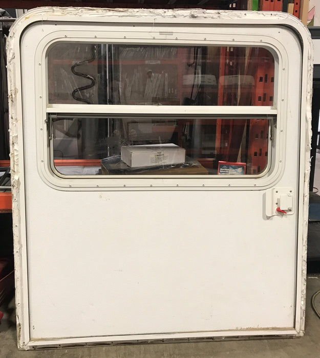 Used Radius Storage/ Teardrop Trailer Entry Door 42" x 48" x 1 1/2"