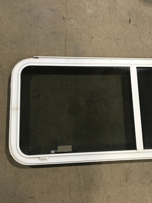 Used White Radius Emergency Opening Window : 54 1/4" W x 21 3/4" H x 2" D