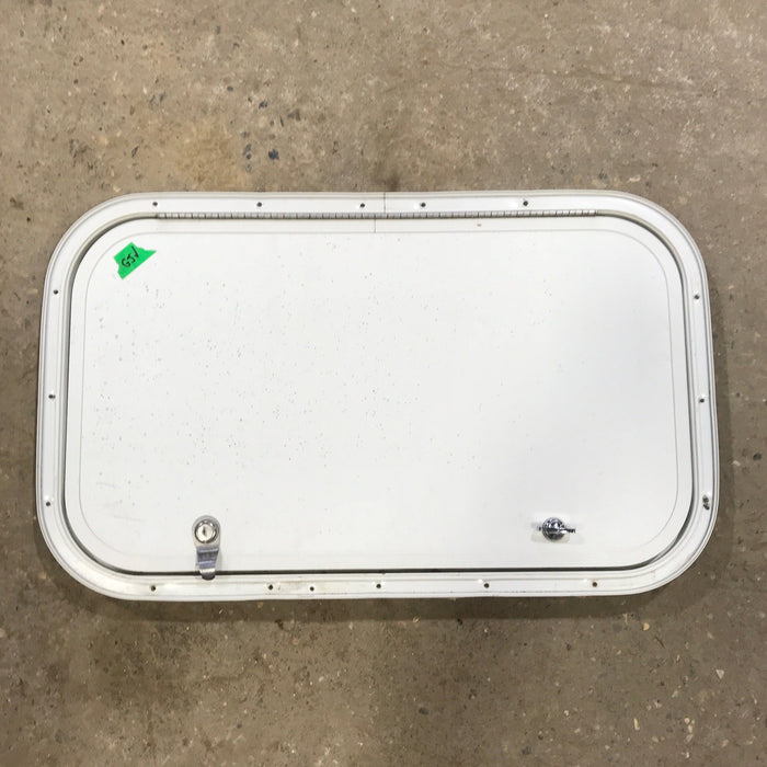 Used Radius Cornered Cargo Door 23 3/4" x 13 3/4" x 1" D