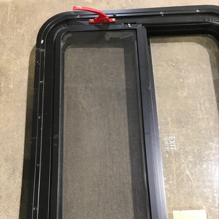 Used Black Radius Emergency Opening Window : 29.5" X 21.5" X 2"