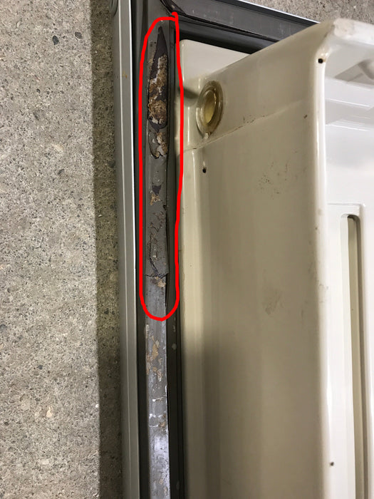 Used Dometic Refrigerator Door - 2930929142 - 24 3/8" W x 37" H