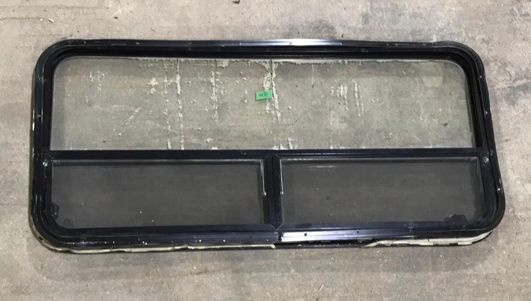 Used Black Radius Opening Window : 47 3/4 X 21 3/4 X 2" D