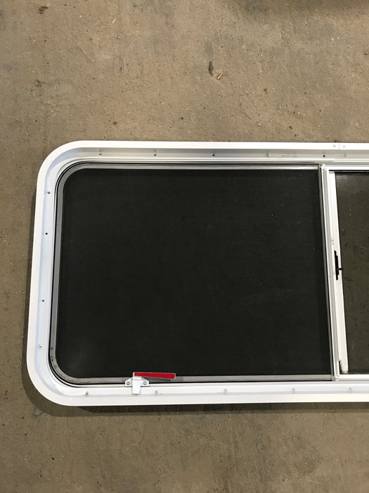 Used White Radius Emergency Opening Window : 54 1/4" W x 21 3/4" H x 2" D