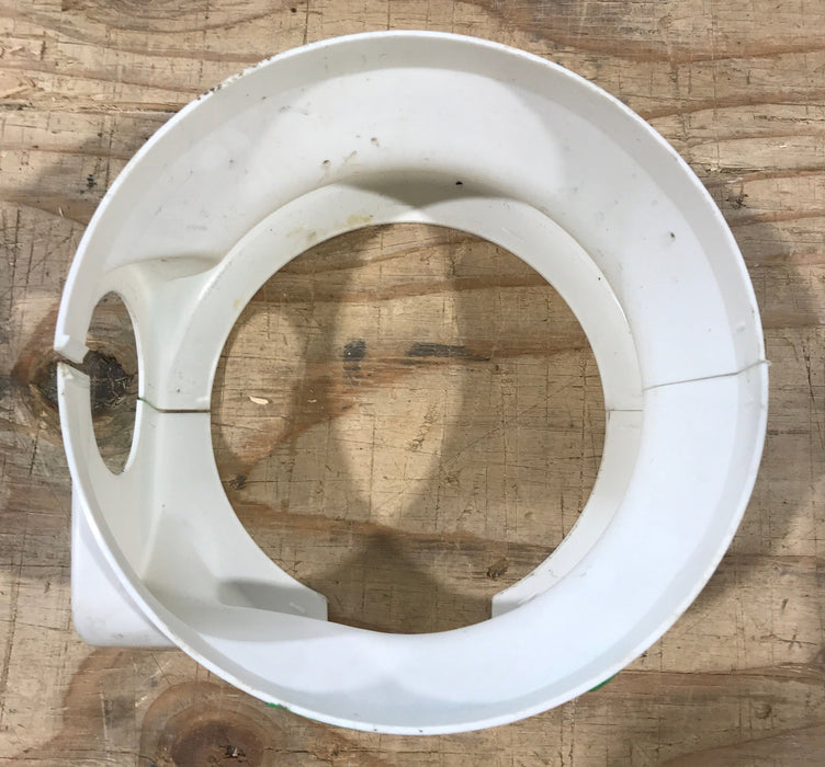 Used Dometic Toilet Base Cover, Short, White - 385310108