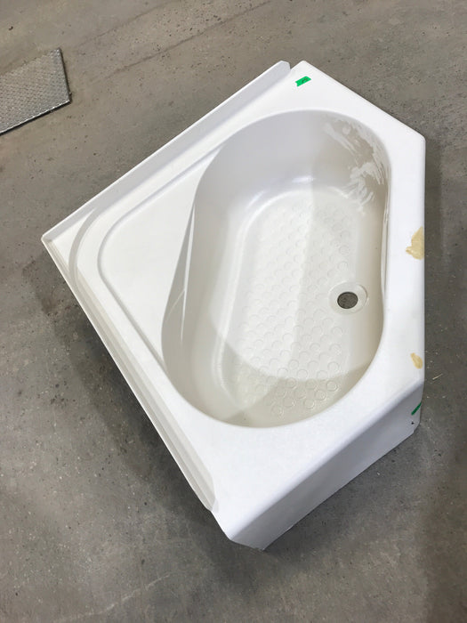 Used Shower Base (pan) W/ Seat - Young Farts RV Parts