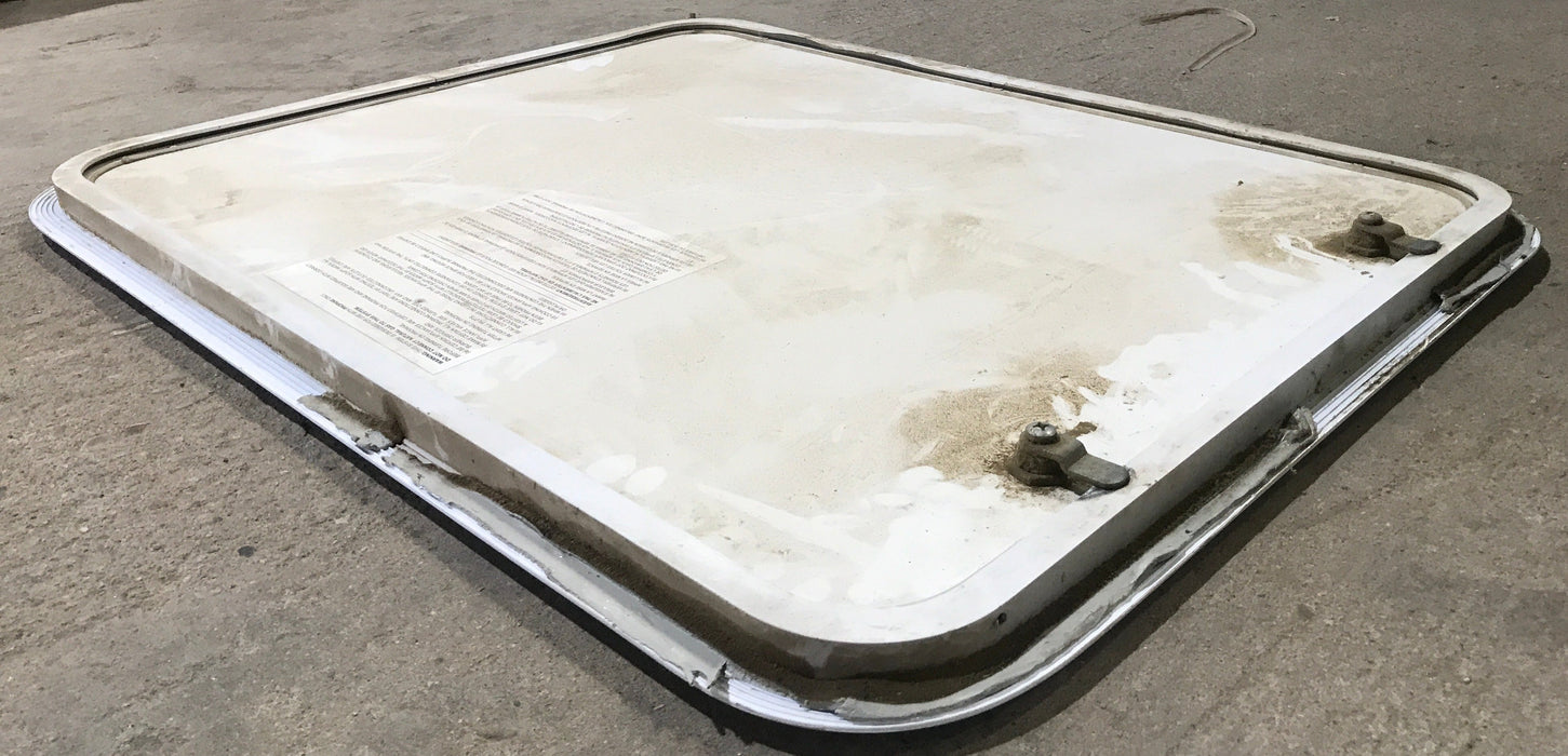 Used Radius Cornered Propane Cargo Door 29 1/2" x 23 7/8" x 3/4" D