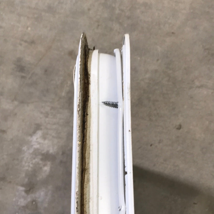 Used White Radius Opening Window : 47 1/2" X 28 1/2 X 2" D