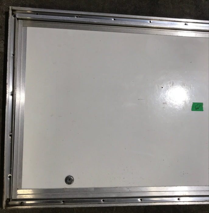 Used Square Corner Cargo Door  32 1/4" W x 18" H x 3/4"D
