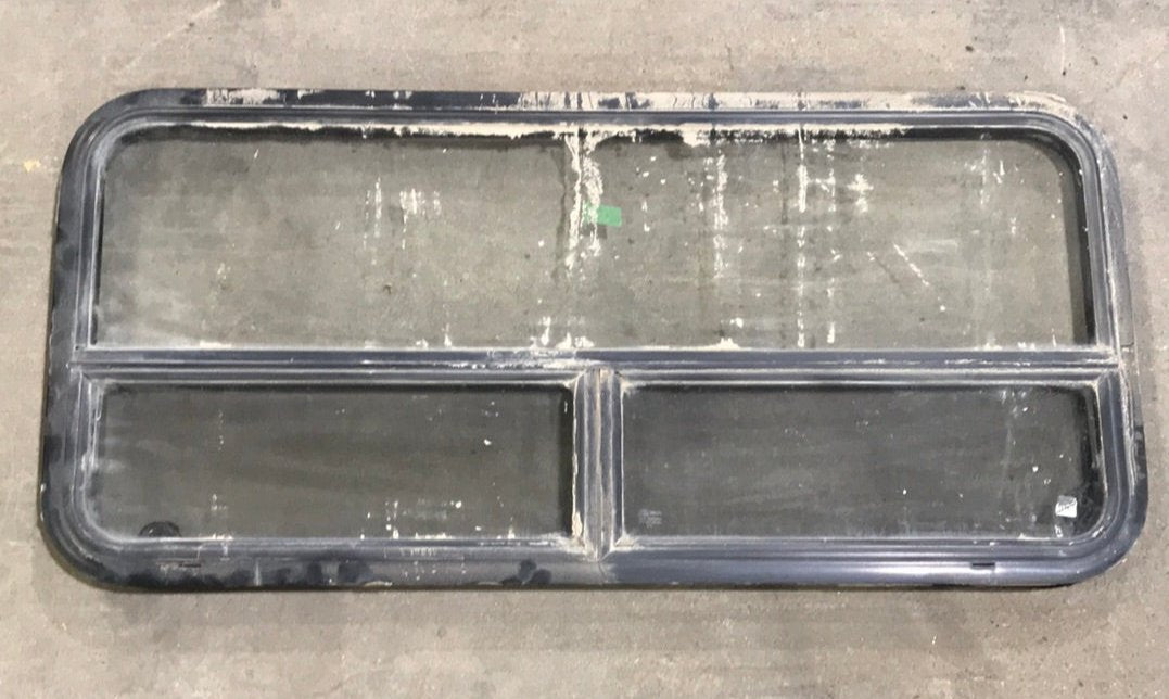 Used Black Radius Opening Window : 47 3/4 X 21 3/4 X 2" D